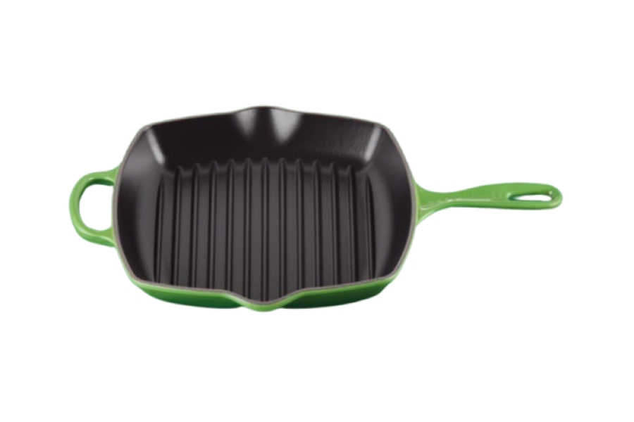LE CREUSET GRILL SKILLET VIERKANT 26CM - Bamboo